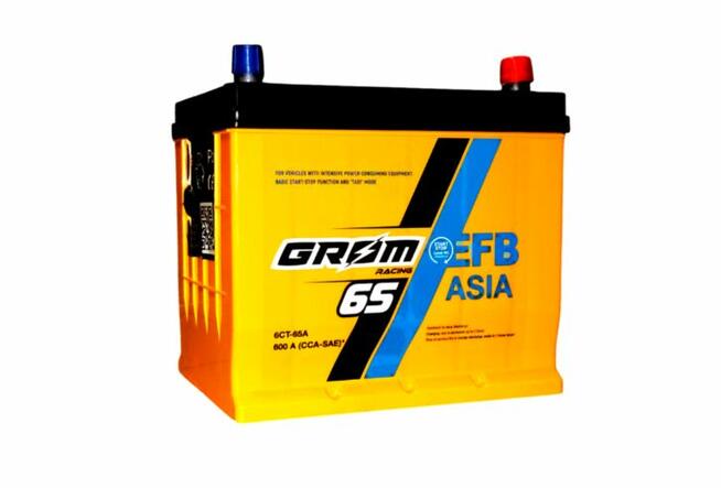 Akumulator Grom Racing 65Ah 600A Japan EFB P+