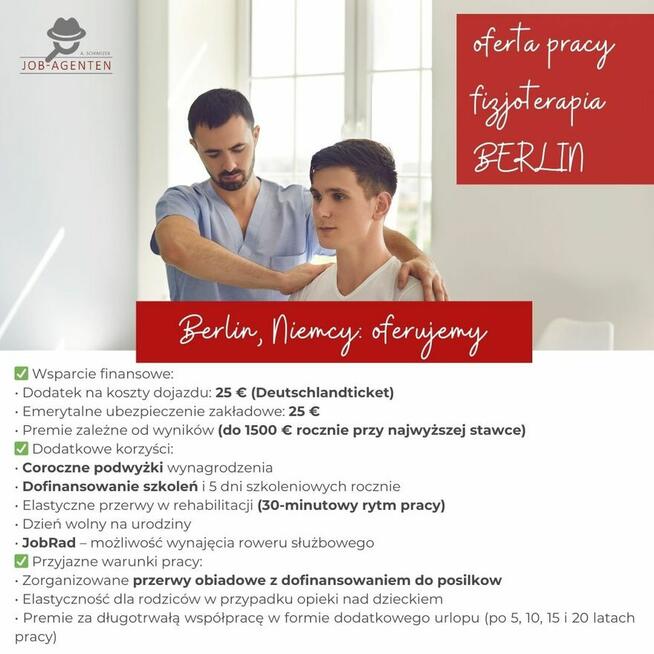 Praca w Berlinie – Fizjoterapeuta/Fizjoterapeutka