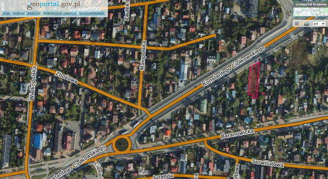 Białystok Os.Skorupy ul.Ciołkowskiego