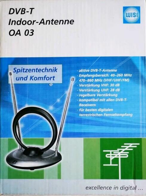 ANTENA wewnętrzna DVB-T Indoor OA 03 WISI -Germany