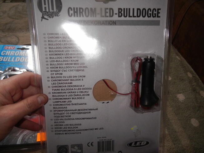 Dekoracje Led AllRide - Bulldog chrom 2 sztuki