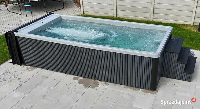 BASEN WOLNOSTOJĄCY 8m3 Z PRZECIWPRĄDEM I FILTRACJĄ