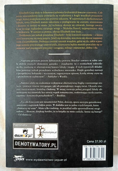 Łowczyni - Virginia Boecker - The Witch Hunter