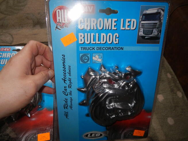 Dekoracje Led AllRide - Bulldog chrom 2 sztuki