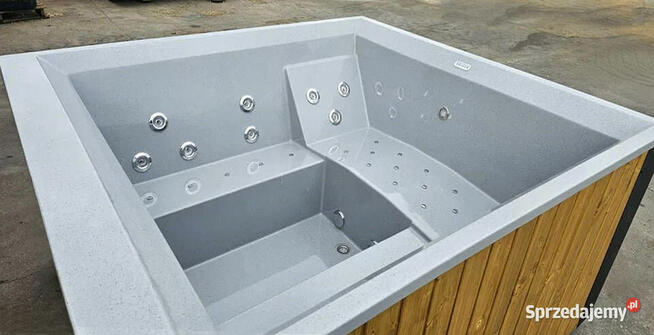 JACUZZI OGRODOWE MODERN 5-6 OSOBOWE Całoroczne, podgrzewa 3k