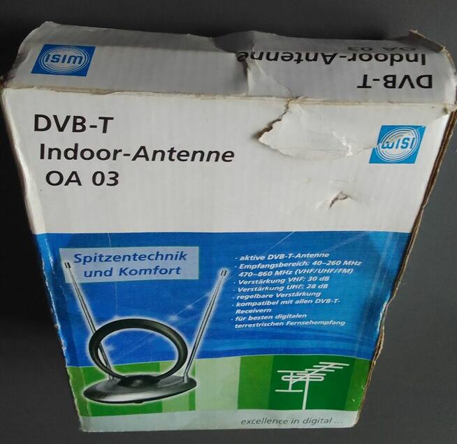 ANTENA wewnętrzna DVB-T Indoor OA 03 WISI -Germany