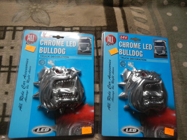Dekoracje Led AllRide - Bulldog chrom 2 sztuki