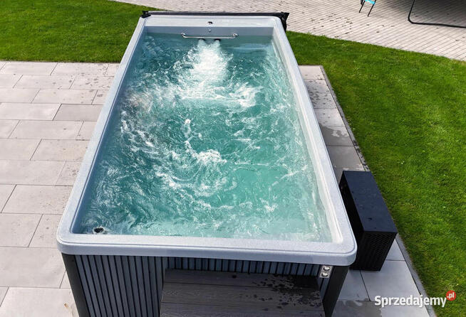 BASEN WOLNOSTOJĄCY 8m3 Z PRZECIWPRĄDEM I FILTRACJĄ