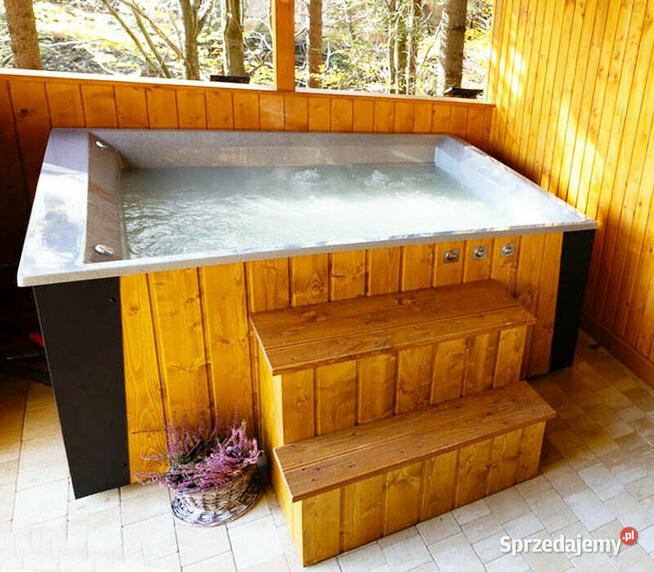 JACUZZI OGRODOWE MODERN 5-6 OSOBOWE Całoroczne, podgrzewa 3k