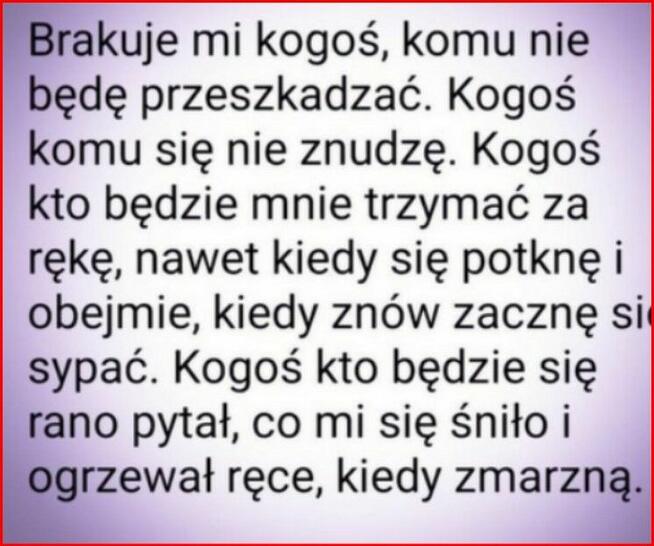 Szukam przyjaciółki.