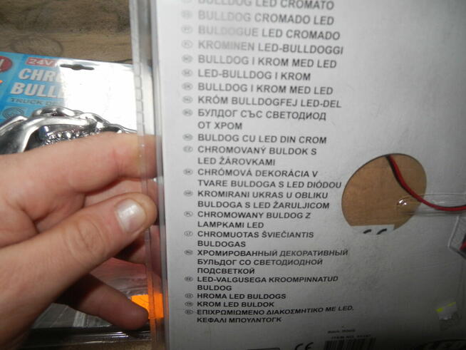 Dekoracje Led AllRide - Bulldog chrom 2 sztuki