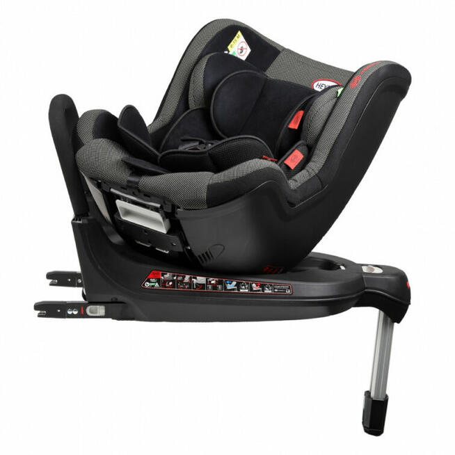 MultiFix TWIST 360 Fotelik Samochodowy Obrotowy Isofix Black
