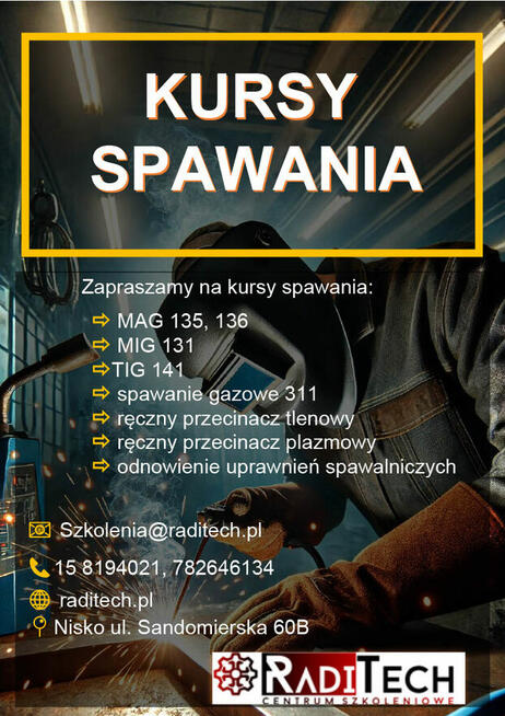 Kurs wózki widłowe, suwnice, podesty, spawanie, SEP i inne
