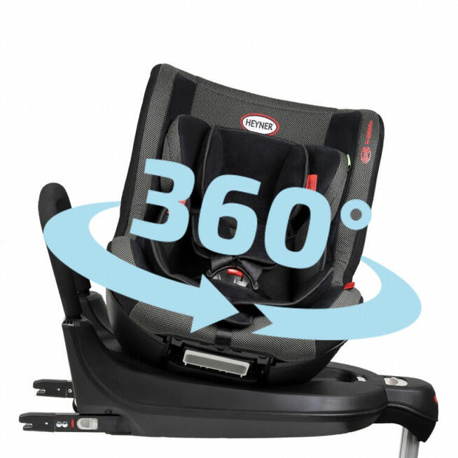 MultiFix TWIST 360 Fotelik Samochodowy Obrotowy Isofix Black