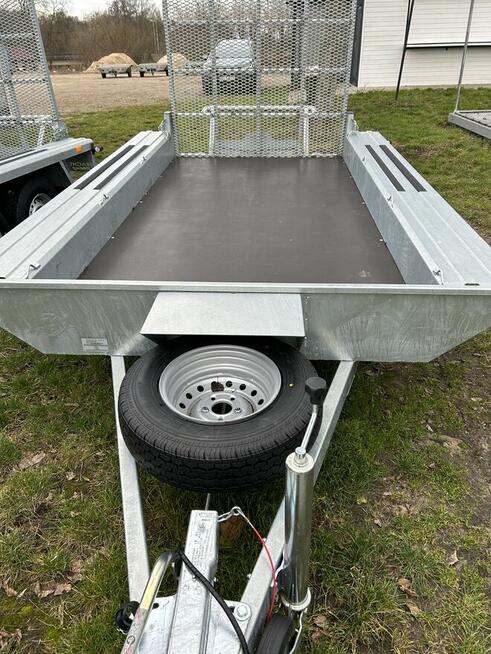 Przyczepa do transportu minikoparek