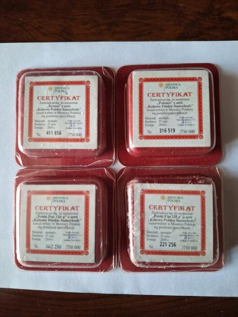 Medale «Kultowe Polskie Samochody» ORLEN.