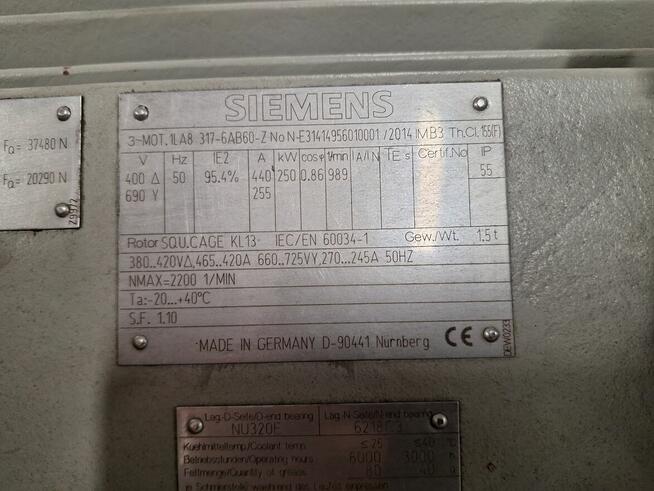 Silnik elektryczny 315kw