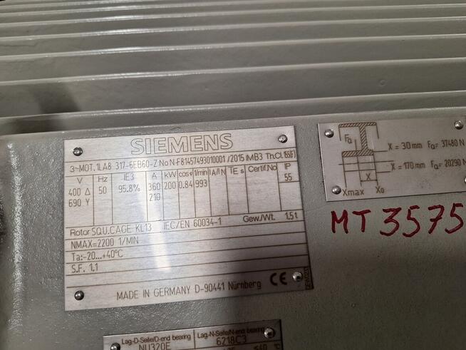 Silnik elektryczny 315kw