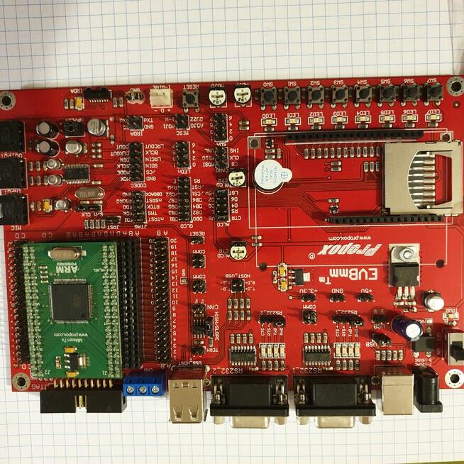 Płyta testowa f.PROPOX model EVBmm dla układów SAM7