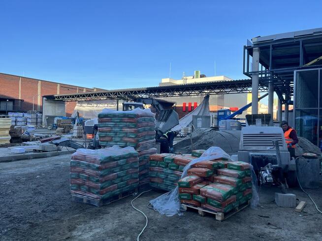 Wylewki maszynowe, posadzki, styrobeton