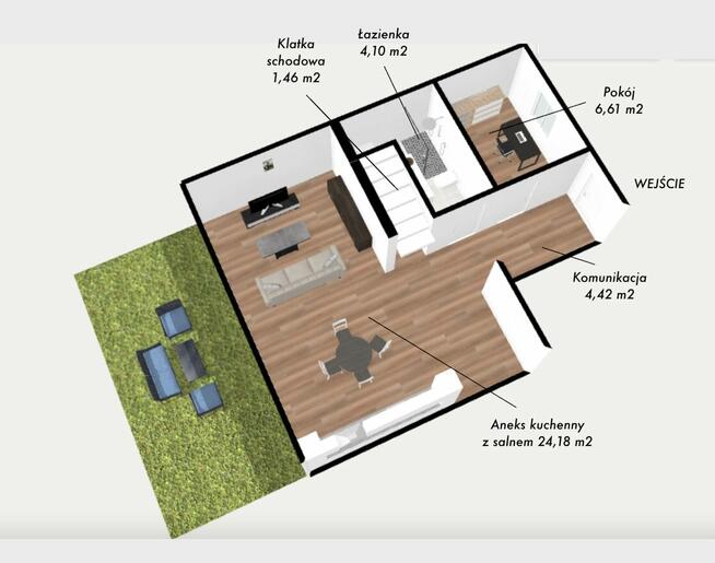 Wieliczka z ogródkiem i 2 miejscami post. Wykończone !