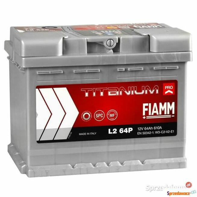 Akumulator Fiamm Titanium Pro 12V 64Ah 610A Prawy Plus