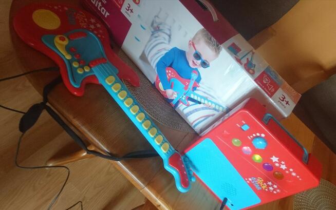 Gitara elektryczna wzmacniacz wiek3+