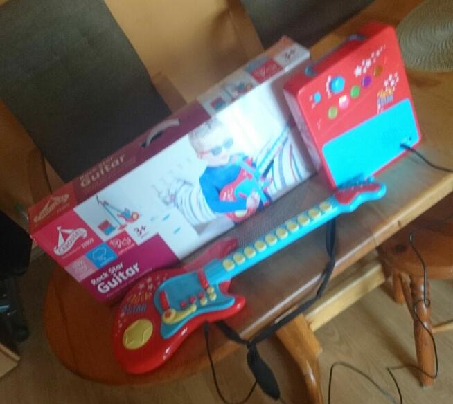 Gitara elektryczna wzmacniacz wiek3+