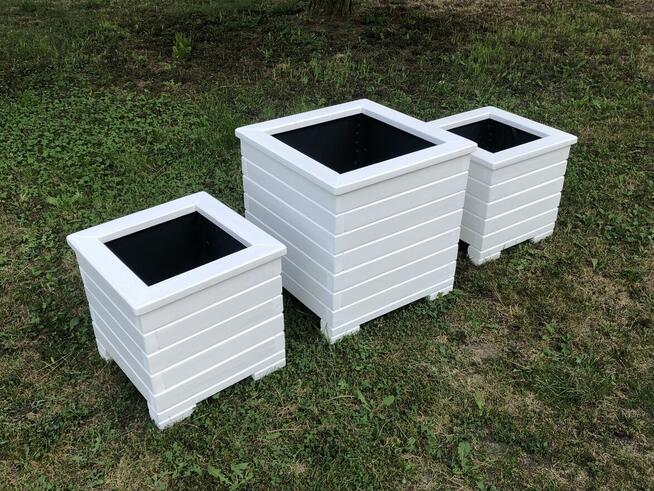 Donica drewniana, dekoracyjna. Wyprzedaż!