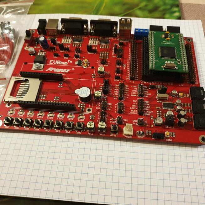 Płyta testowa f.PROPOX model EVBmm dla układów SAM7