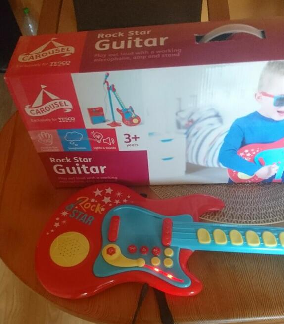 Gitara elektryczna wzmacniacz wiek3+