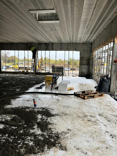 Wylewki maszynowe, posadzki, styrobeton