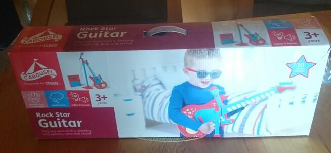 Gitara elektryczna wzmacniacz wiek3+