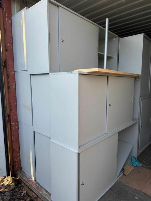 Komoda aktowa szara komody szafy aktowe do biur recepcji