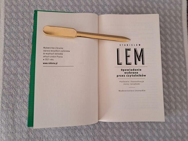 Książka „Fantastyczny Lem. Antologia opowiadań... S. Lem