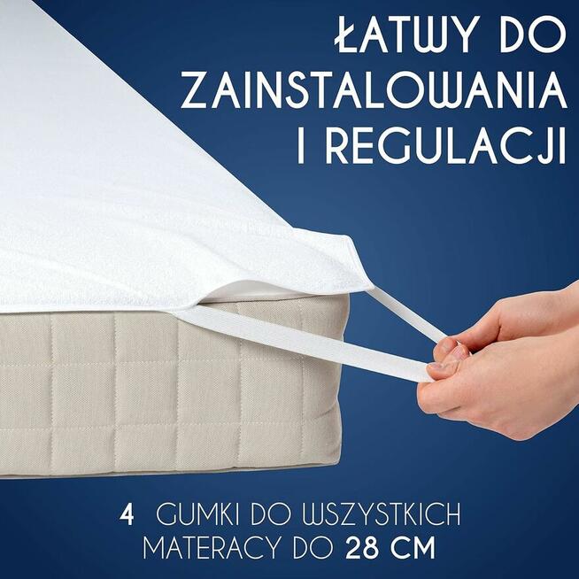Wodoodporny Ochraniacz na materac Dreamzie 160x80 cm