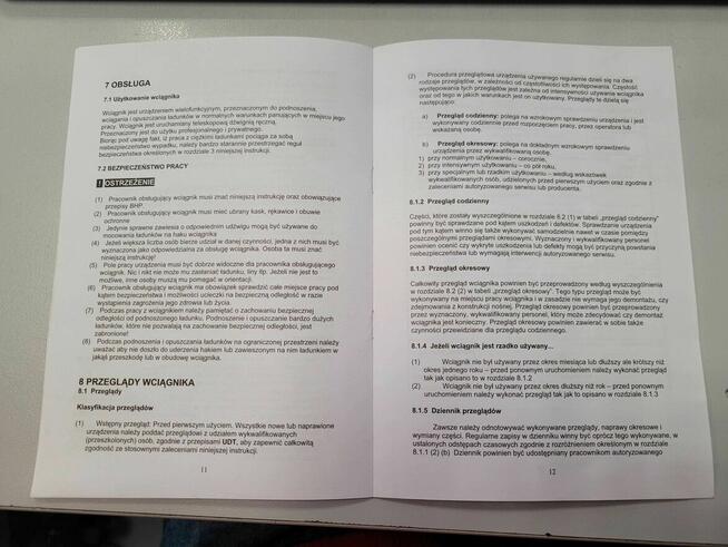 Wciągnik linowy BRANO 3,2t BARDZO SOLIDNY