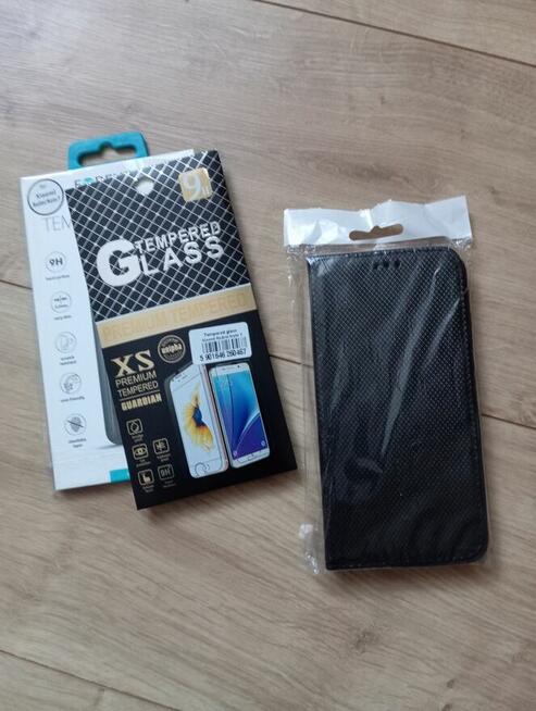 Etui + 2szklaredmi note 7