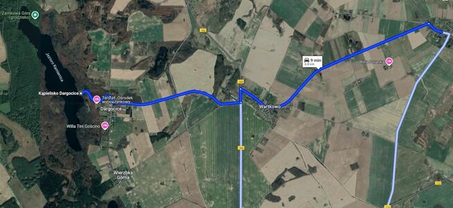 Działki budowlane z warunkami zabudowy na 2 bliźniaki