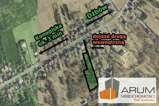Działka budowlana Wygoda gm. Konopiska