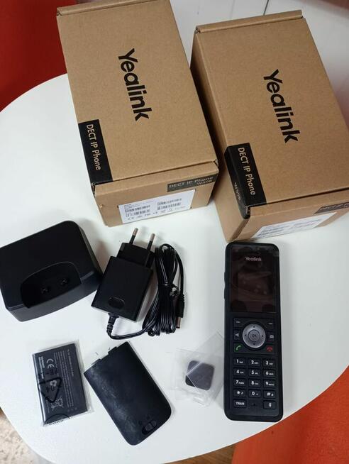 Słuchawka telefoniczna Yealink DECT telefony DECT czarny