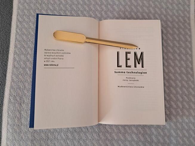 Książka „Summa technologiae” S. Lem, do sprzedania