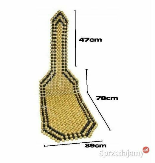 Mata Koralikowa na Fotel Samochodowy