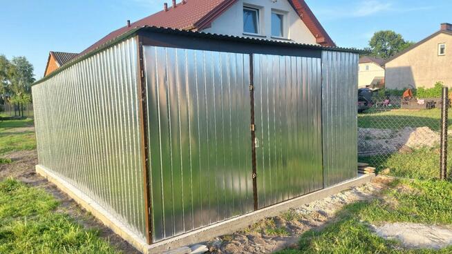 Garaż blaszany 2x3 schowek budowlany, Producent Garaży