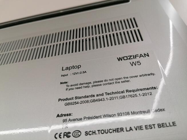 LAPTOP WOZIFAN W8 14 FHD INTEL N4020C 6GB DDR4 128GB SSD W1