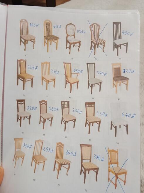 Nowe krzesła