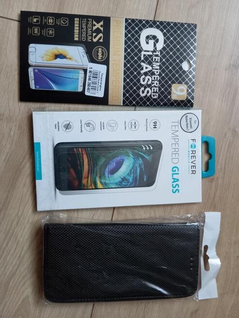 Etui + 2szklaredmi note 7