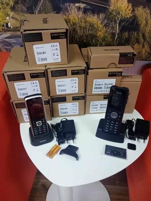 Słuchawka telefoniczna Yealink DECT telefony DECT czarny