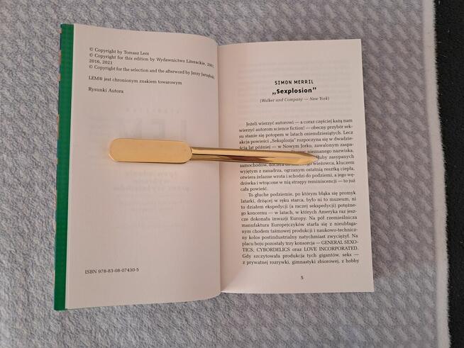 Książka „Fantastyczny Lem. Antologia opowiadań... S. Lem