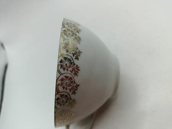 Filiżanka solo Czechoslovakia bogato zdobiona